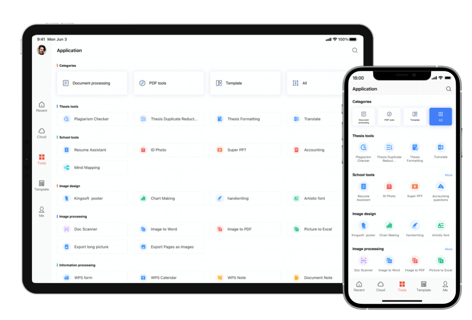 Weitere Funktionen von WPS Office für iOS/ipadOS